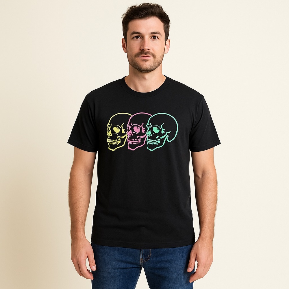 Unisex Skull tee shirt sz XL
